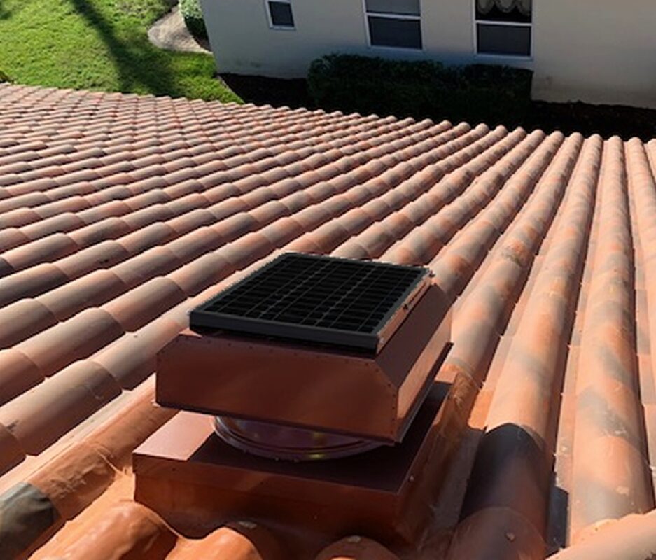 curb mounted solar attic fans