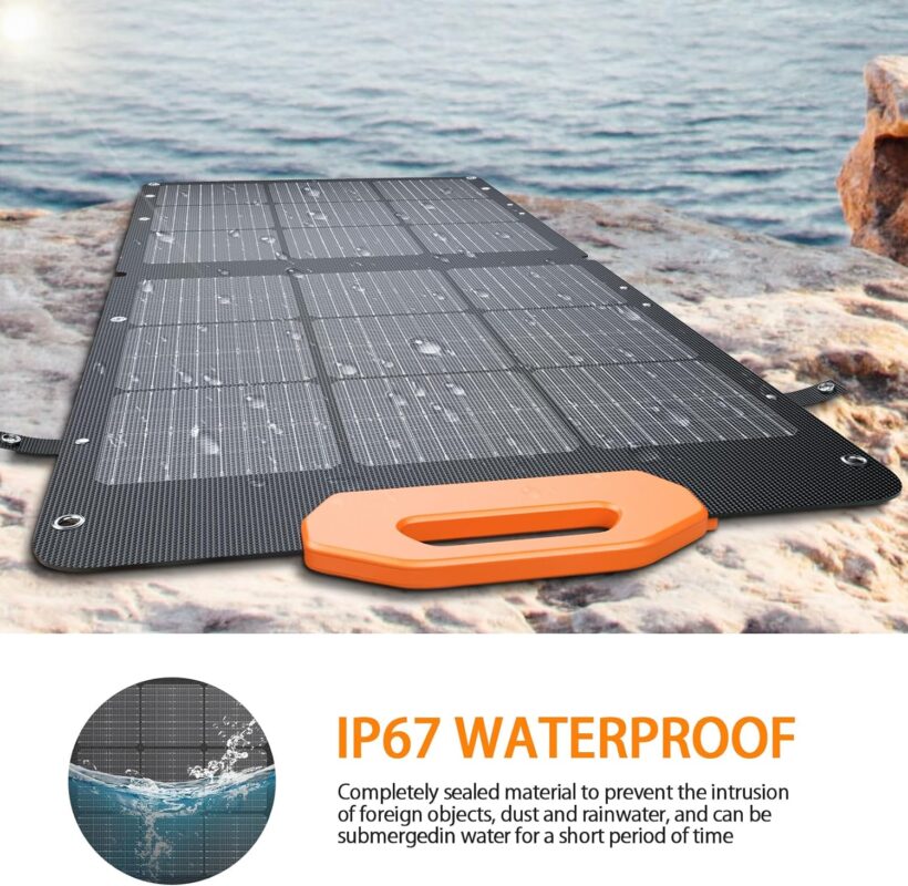 GRECELL Portable Power Station 2200W Solar Generator 1126Wh LiFePO4 Battery Pack, 1.25Hrs Fast Charging, with 4x2200W (4800W Peak) AC Outlets, Generator for Home Use Outdoor Camping Emergency
