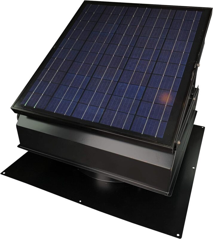 Remington Solar 40 Watt/ 38V Roof Mount Solar Attic Fan with 110V smart adapter